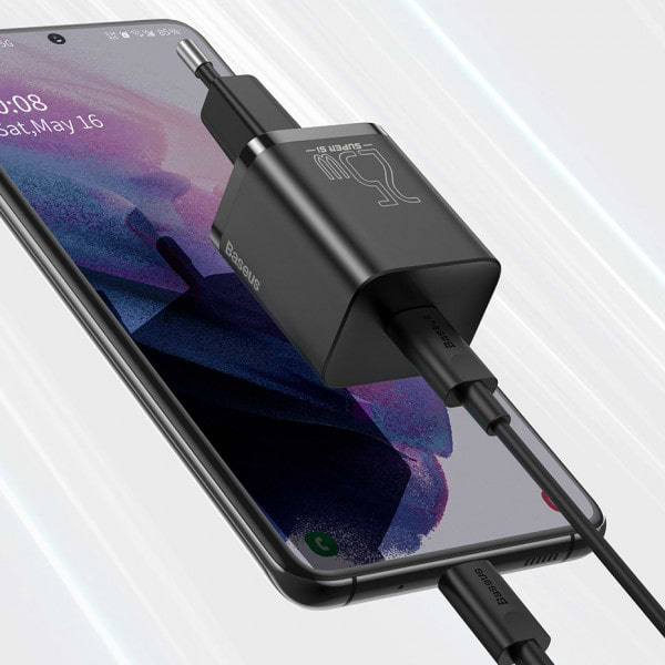 Фото - Мережевий зарядний пристрій Baseus 1xUSB 25W USB-C (CCSP020101)