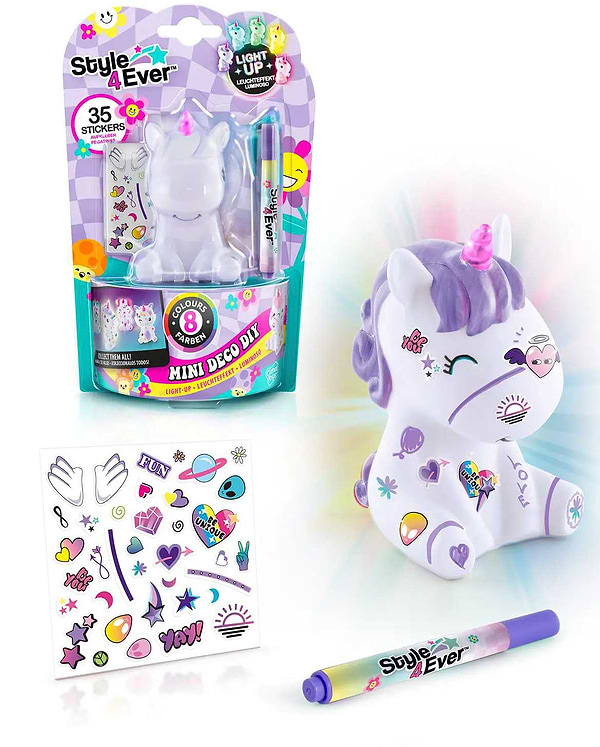 Фото - Набір для декупажу та розпису Canal Toys Style 4 Ever Мій улюбленець - Єдиноріг Веселка S (OFG267/2)