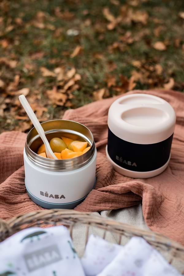 Фото - Термос для продуктов Beaba 500 мл White/Blue (912909)