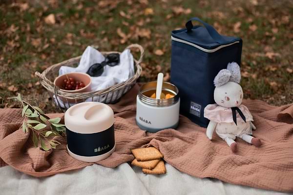 Фото - Термос для продуктов Beaba 500 мл White/Blue (912909)