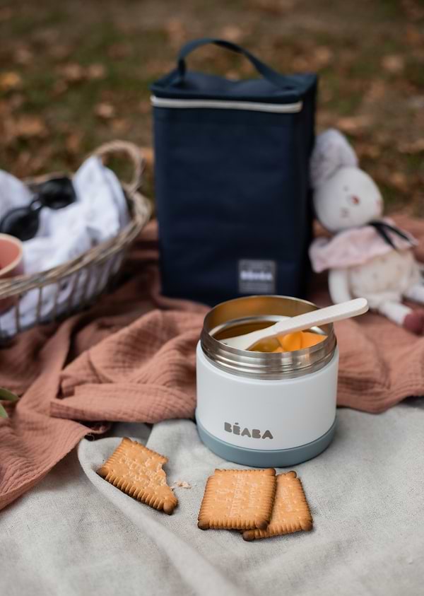 Фото - Термос для продуктов Beaba 500 мл White/Blue (912909)