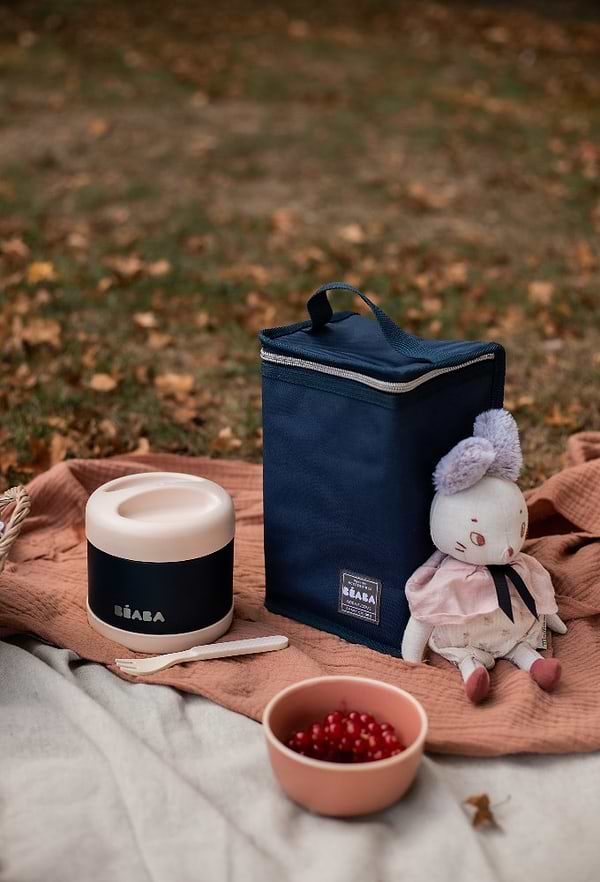 Фото - Термос для продуктов Beaba 500 мл Pink/Blue (912910)