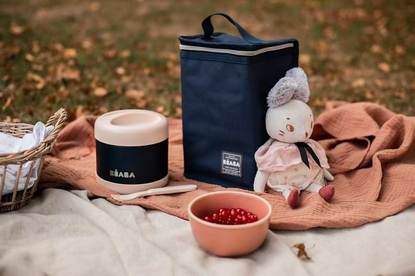 Фото - Термос для продуктов Beaba 500 мл Pink/Blue (912910)