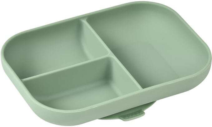 Тарілка для малюка Beaba силіконова Green (913549)