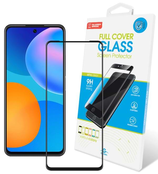 Захисне скло для смартфону Global for Huawei P Smart 2021 Glue Black (1283126507786)