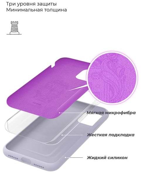 Фото - Чехол для смартфона Armorstandart Icon for Xiaomi Pocophone X2 Lilac (ARM57323)