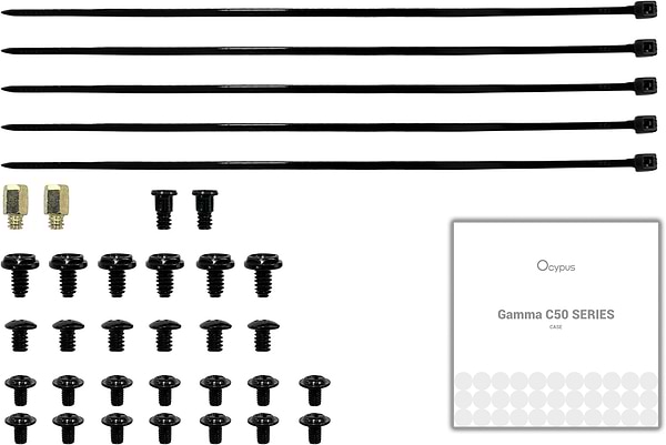 Фото - Корпус OCYPUS MATX W/O PSU GAMMA C50 BK (GAMMA-C50-BKG000XX-GL)