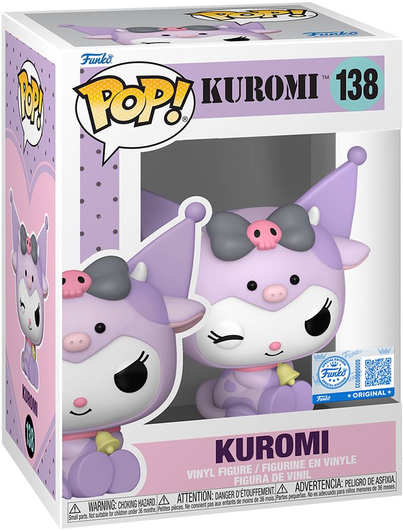 Фото - Колекційна фігурка FUNKO POP! серії Sanrio: Hello Kitty - КУРОМІ (КОСПЛЕЙ КОРІВКИ) (91736)