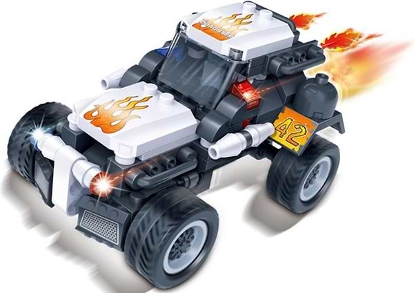 Фото - Пластиковый конструктор Banbao "Мощная сила" (128 элм.) Драгстер (8622)