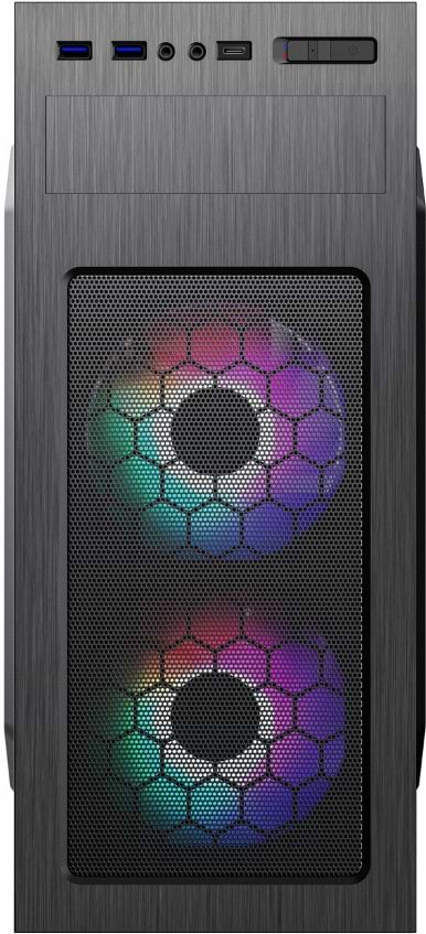 Фото - Корпус Gamemax ATX с блоком питания Midi Tower MT525-2U3TYC-500B