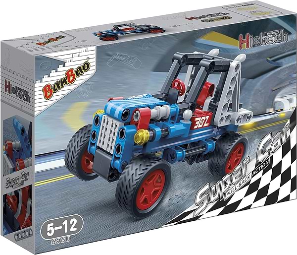 Фото - Пластиковый конструктор Banbao "Супер автомобиль" (198 элм.) Трактор (6960)