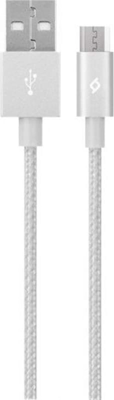 Кабель Ttec USB - microUSB AlumiCable 1.2m Silver (2DK11G)