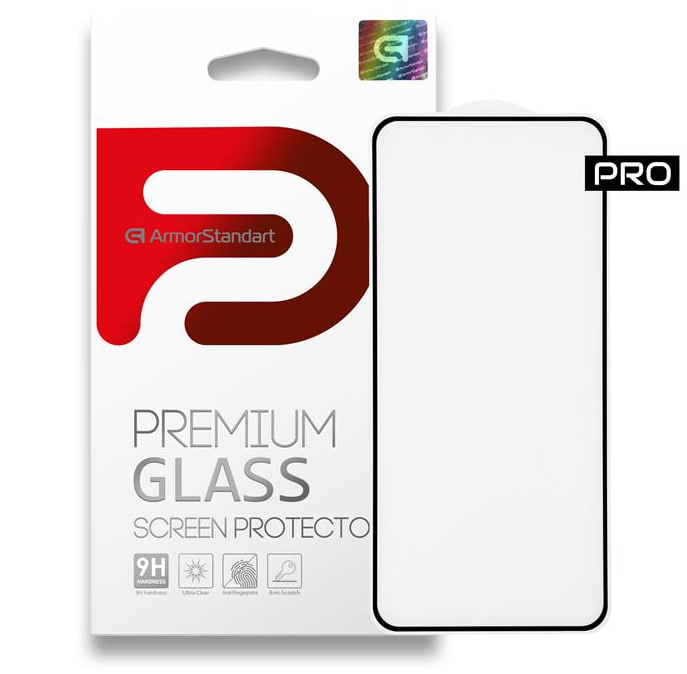 Защитное стекло для смартфона Armorstandart Pro for Vivo Y50/Y50 Pro Black 0.33mm (ARM57080)