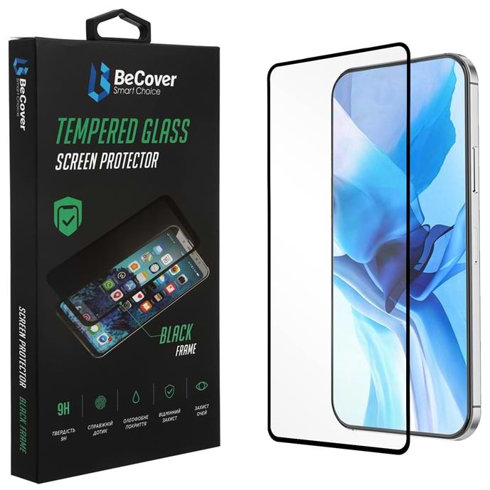 Захисне скло для смартфону BeCover Premium for Xiaomi Redmi 9A/9C Black (705460)