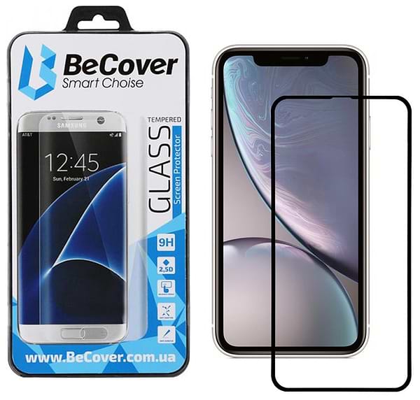 Фото - Защитное стекло для смартфона BeCover for Apple iPhone 11 Black (704103)