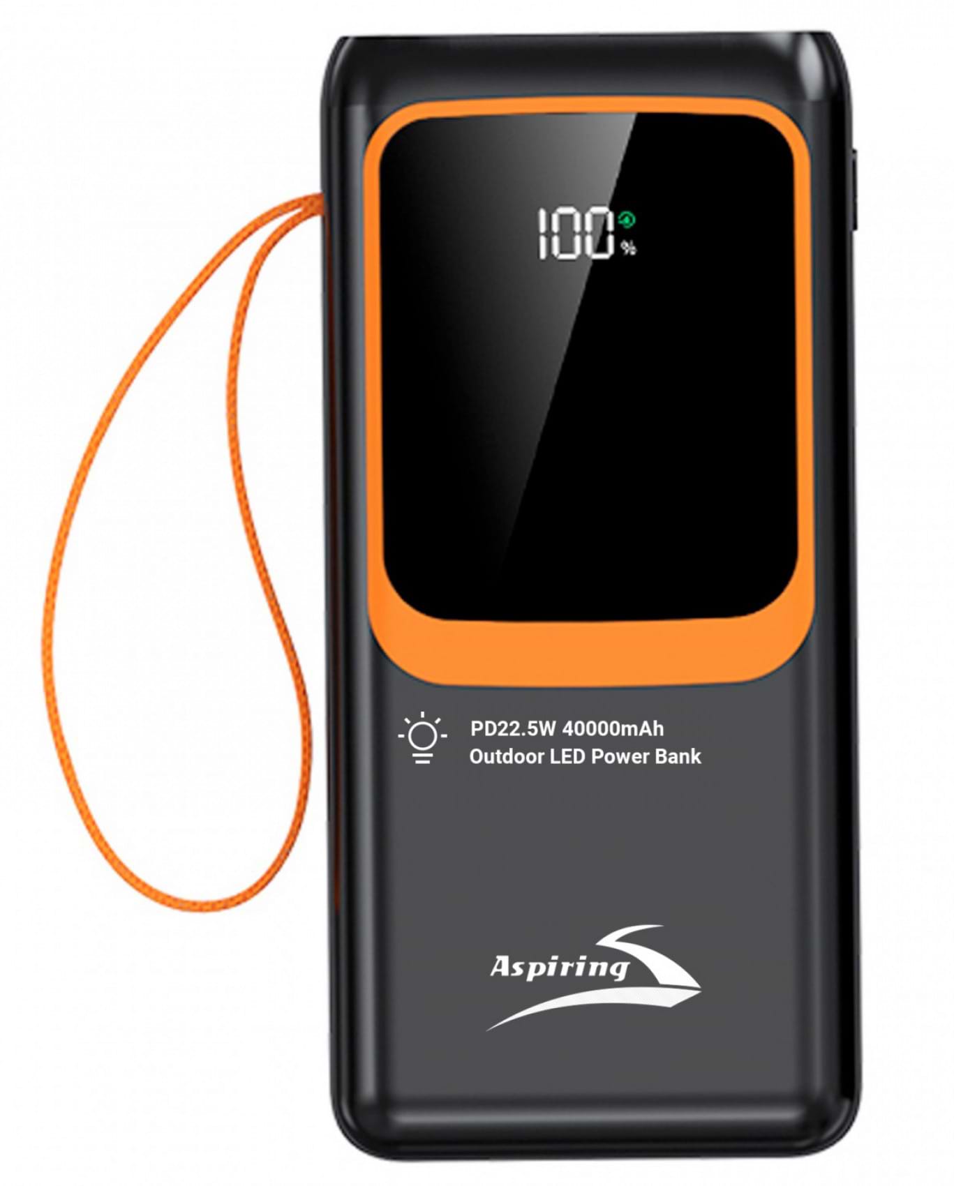 Батарея мобільна Aspiring 40000mAh Light 40 22.5W (PPLH.L04)