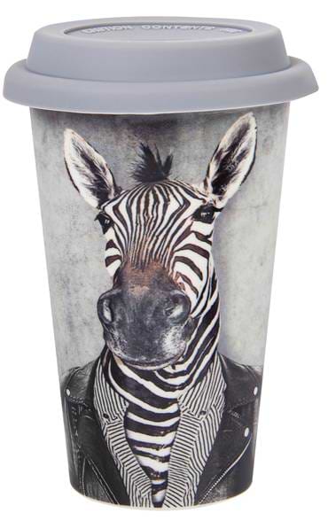 Чашка Lefard с силиконовой крышкой Зебра 350 мл (924-615)