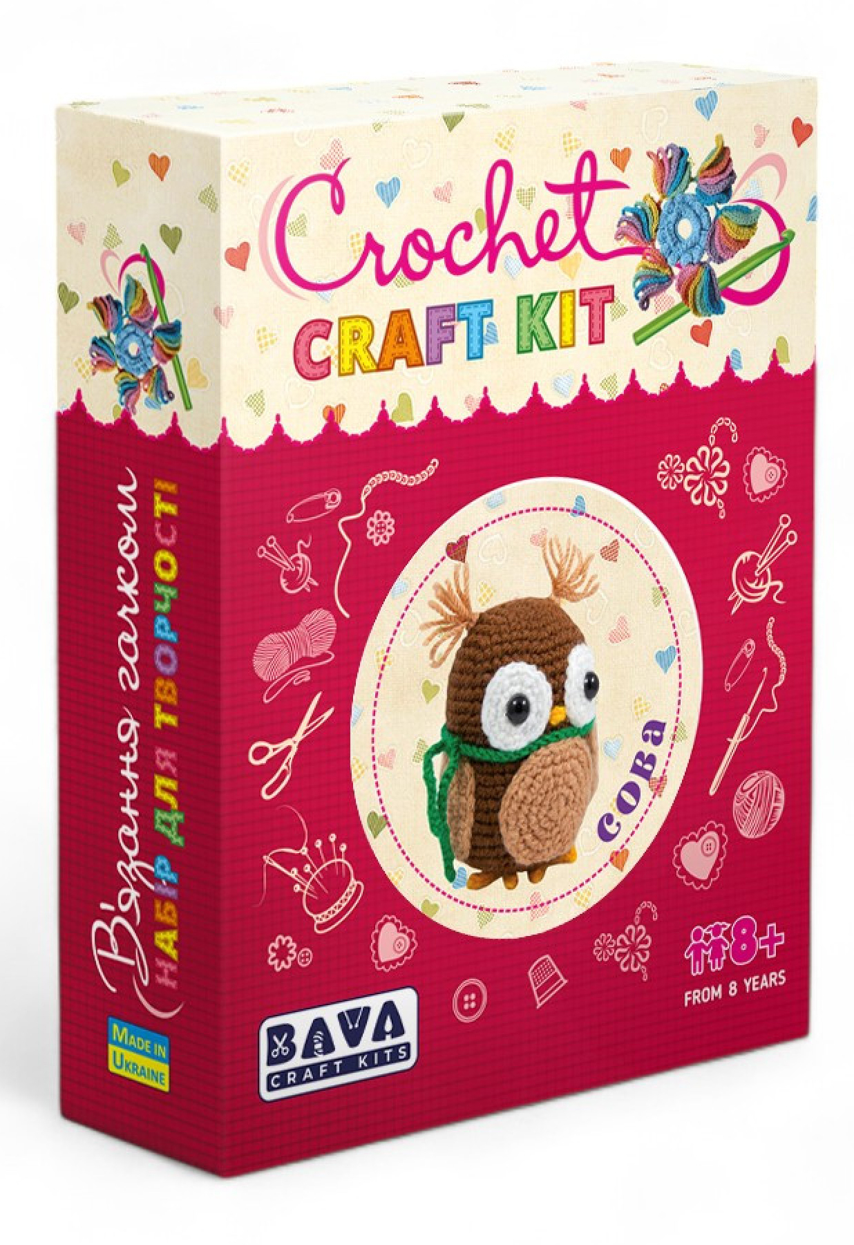 Набір для в'язання Умняшка Сова (ВК-002)