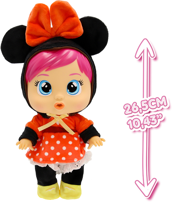 Фото - Інтерактивний пупс Cry Babies CB. ЛЮБОВ І ТУРБОТА DISNEY Лялька Плакса Мінні з аксесуарами 26 cм (927384)