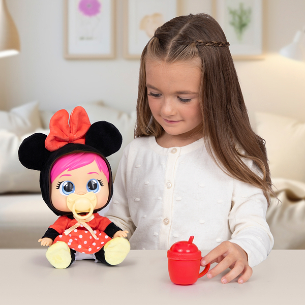 Фото - Інтерактивний пупс Cry Babies CB. ЛЮБОВ І ТУРБОТА DISNEY Лялька Плакса Мінні з аксесуарами 26 cм (927384)