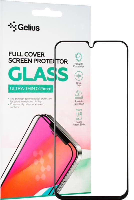 Защитное стекло для смартфона Gelius Full Cover Ultra-Thin 0.25mm for Samsung A245 (A24) Black (93222)