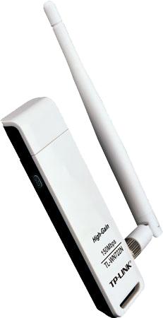 USB-адаптер сети WiFi TP-LINK TL-WN722N 150Mbps - Фото 1