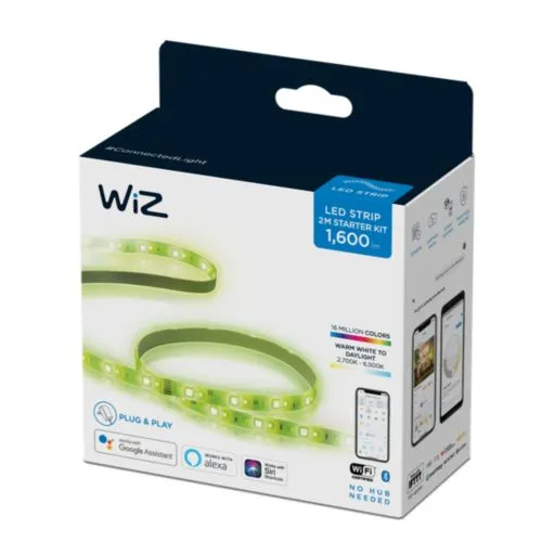 Фото - Светодиодная лента WiZ LED Strip Colors & Tunable Whites Starter Kit 2m (9290025248)