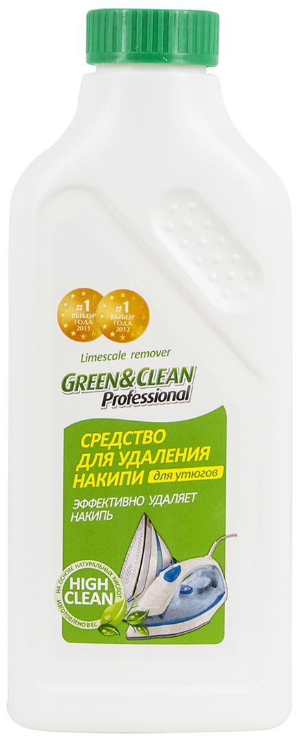 Уцінка - Засіб від накипу для прасок Green&Clean GC00119 засіб від накипу д/прасок 500мл#