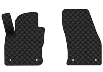 Килимки з екошкіри в салон авто передні EVAtech для Tiguan (Mk 2) Volkswagen 2016-2020 2 покоління SUV EU (VW31492AR2AV4BBB)