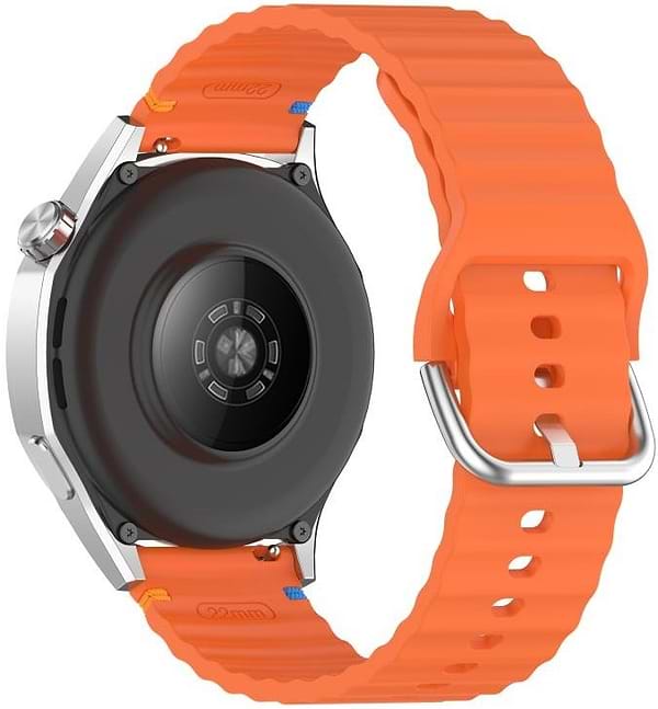 Фото - Ремінець для смарт-годинника BeCover Ribbed Tape (22mm) for Huawei Watch GT 5 / GT 4 (46mm) / GT 3 (46mm) / GT 2 (46mm) / GT 2 Pro / Watch GS Pro Orange (714289)