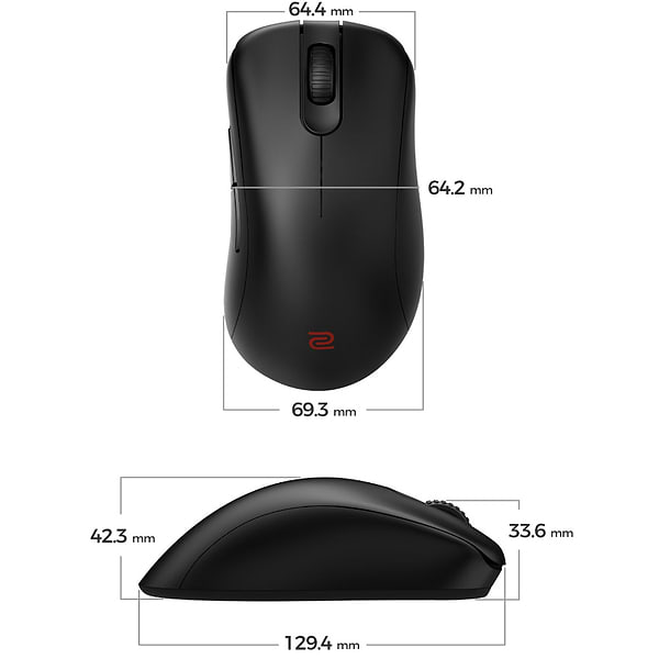 Фото - Мышь беспроводная игровая Zowie EC1-DW Black (9H.N4TBE.A2E)