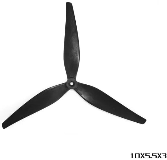 Фото - Пропеллер для квадрокоптера HQProp MacroQuad 10X5.5X3 Black (1CW+1CCW)