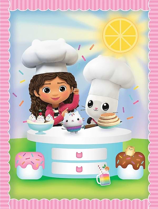 Фото - Пазлы (3-4 года) Trefl "Габби с котиками" (2в1 + Мемо) (93382)