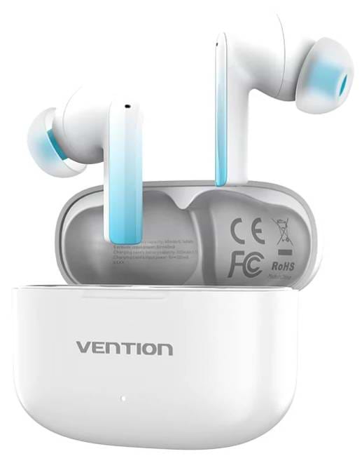 Наушники вкладыши беспроводные TWS Vention Elf Earbuds E04 White (NBIW0) - Фото 1