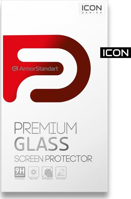 Захисне скло для смартфону Armorstandart Icon for Samsung Galaxy A12 SM-A125 Black, 0.33mm (ARM57968)