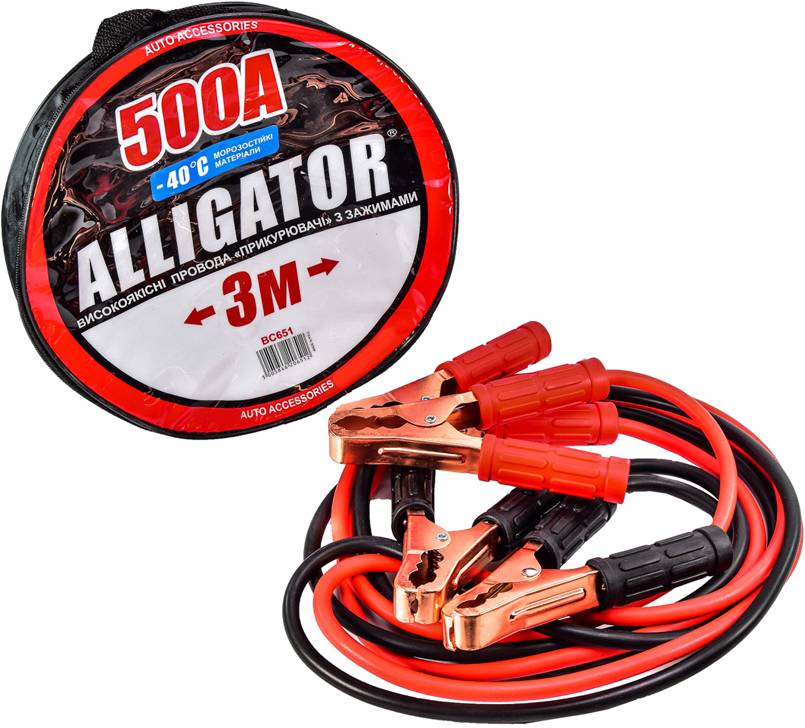 Стартовий дріт ALLIGATOR 500А 3м (BC651)