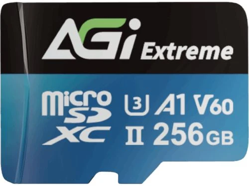 Карта пам'яті AGI microSDXC 256Gb Extreme TF238 (UHS II U3 V60 A1) Retail + adapter (AGI256GV6TF238-CB)