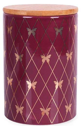 Фото - Емкость для сыпучих Lefard с бамбуковой крышкой 10х10х15 см (940-226)