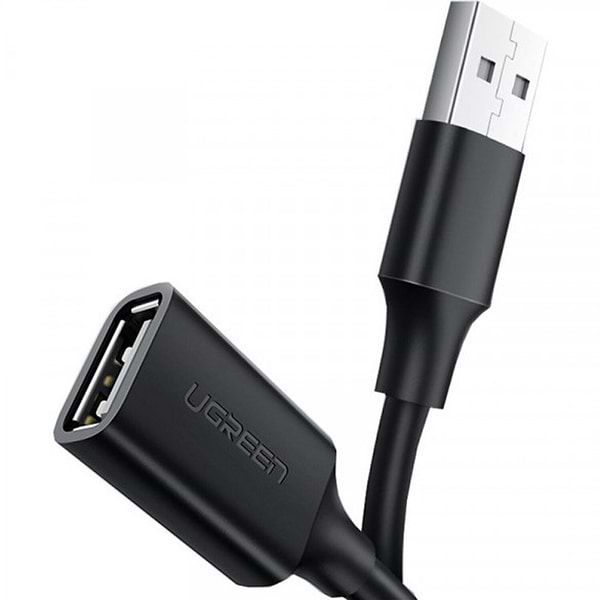 Фото - Кабель USB Type-A - USB Type-A UGREEN US103 USB 2.0 AM-AF 5 m Nickel Plating Extension Cable Black (10318)