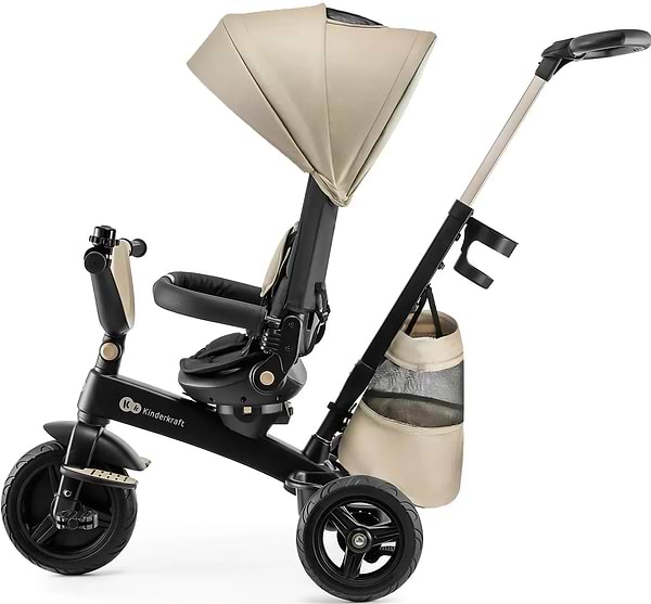 Фото - Трёхколёсный велосипед Kinderkraft Easytwist Beige (KREASY00BEG0000)