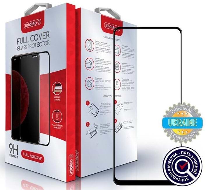 Захисне скло для смартфону Intaleo for Xiaomi Mi 10T Lite Full Glue Black (1283126509643)