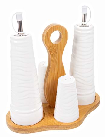 Набор емкостей для специй и приправ Lefard 5 пр. 22,3х14,5х23,5 см (944-065)