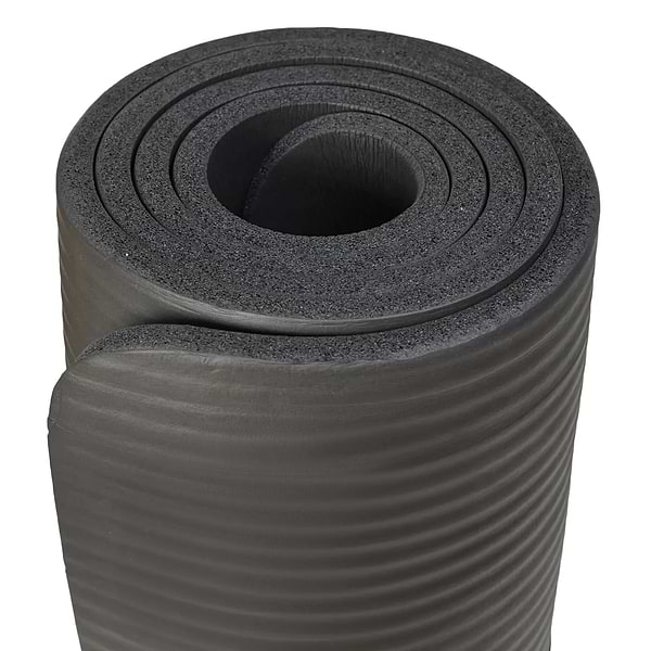 Фото - Килимок для йоги та фітнесу TECOFIT 183х61х1 см NBR Black (TOP20106462/2)