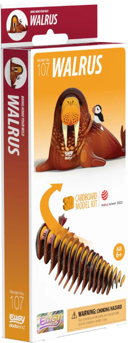 Фото - 3D пазли EUGY Зоопарк: Морж (XEG-107)