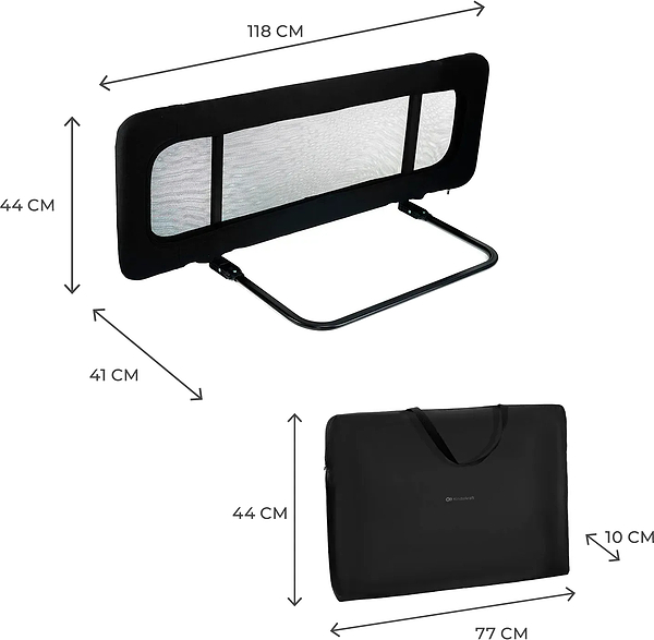 Фото - Бортик класичний Kinderkraft Guard and Dream Black (KAGUDR00BLK0000)