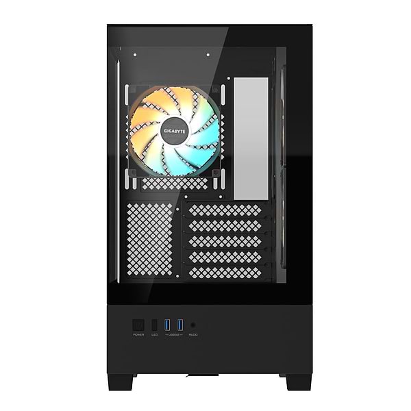Фото - Корпус Gigabyte C201 Panoramic Tempered Glass Black без БЖ (GB-C201P)