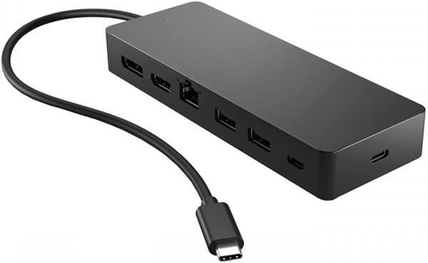 Фото - Хаб USB HP USB3.1 Type-C - HDMI/USB 3.0x2/Type-Cx2/DP/RJ45/Ethernet Black (50H55UT)
