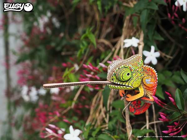 Фото - 3D пазли EUGY Зоопарк: Хамелеон (XEG-075)