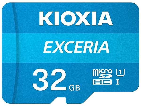Фото - Карта памяти Kioxia MicroSDHC 32GB UHS-I Class 10 Exceria R100MB/s (LMEX1L032GG2) + SD-адаптер