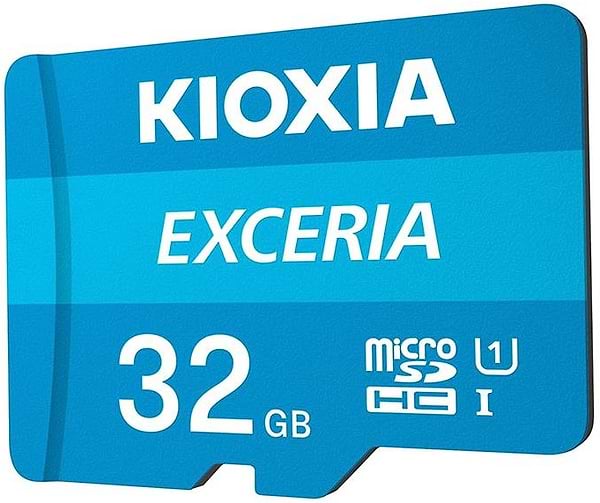 Фото - Карта памяти Kioxia MicroSDHC 32GB UHS-I Class 10 Exceria R100MB/s (LMEX1L032GG2) + SD-адаптер